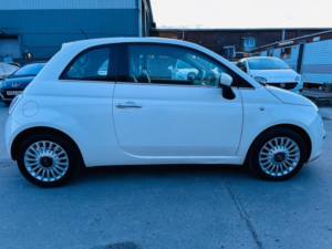 2009 Fiat 500 1.2 Lounge Euro 5 (s/s) 3dr in White — image 5