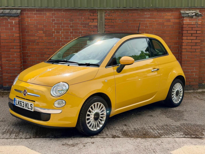 2013 Fiat 500 1.2 Lounge Dualogic Euro 4 3dr in Yellow — image 1