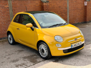 2013 Fiat 500 1.2 Lounge Dualogic Euro 4 3dr in Yellow — image 2