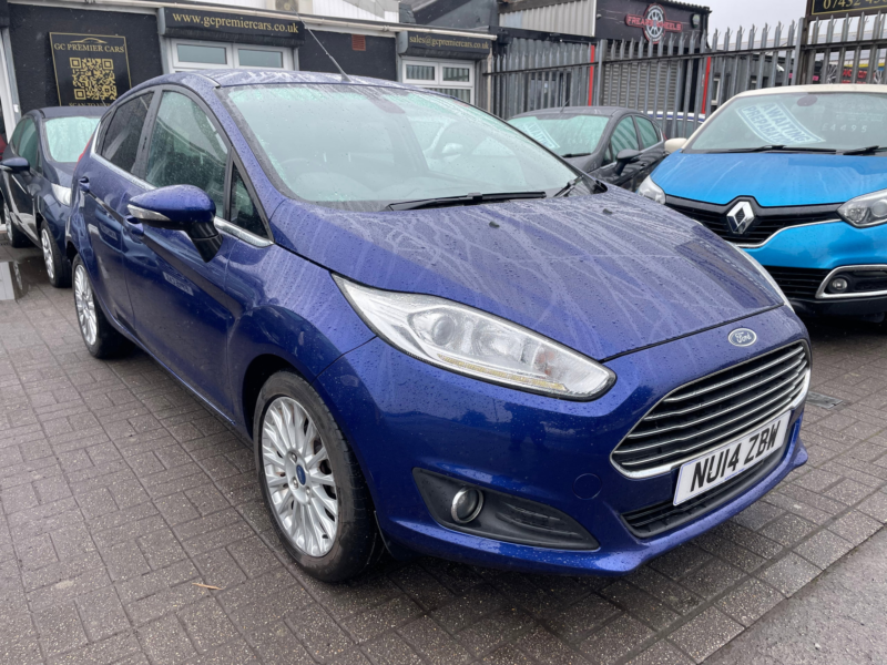 2014 Ford Fiesta 1.0t Ecoboost Titanium Hatchback 5dr Petrol Manual Euro 5 (s/s) (125 Ps) in Blue — image 1