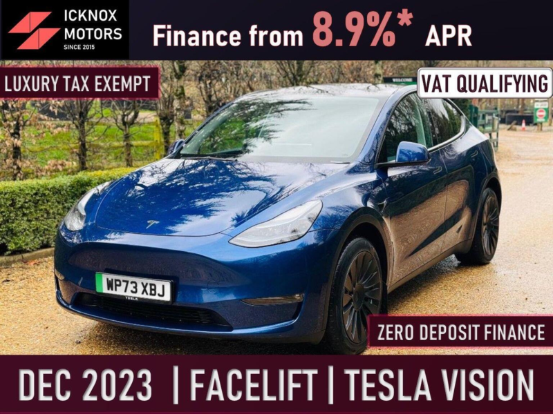2023 Tesla Model Y Auto Rwd 5dr in Blue — image 1