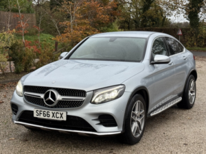 2016 Mercedes-Benz Glc 2.1 Glc220d Amg Line Coupe G-Tronic 4matic Euro 6 (s/s) 5dr in Silver — image 4
