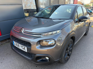 2018 Citroen C3 1.2 Puretech Feel Nav Edition Euro 6 5dr in Grey — image 3