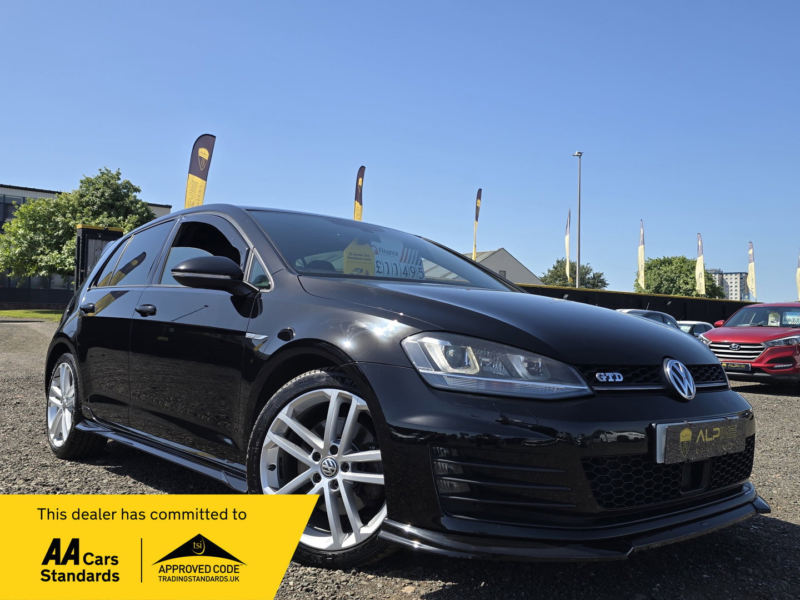 2017 Volkswagen Golf 2.0 Tdi Bluemotion Tech Gtd Hatchback 5dr Diesel Manual Euro 6 (s/s) (184 Ps) in Black — image 1