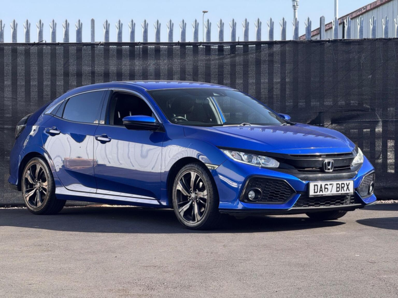 2017 Honda Civic 1.0 Vtec Turbo Sr Euro 6 (s/s) 5dr in Blue — image 1