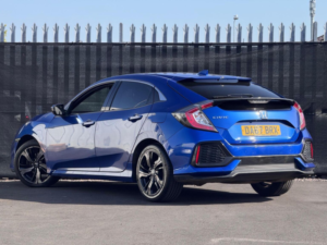 2017 Honda Civic 1.0 Vtec Turbo Sr Euro 6 (s/s) 5dr in Blue — image 2