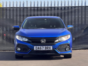 2017 Honda Civic 1.0 Vtec Turbo Sr Euro 6 (s/s) 5dr in Blue — image 4