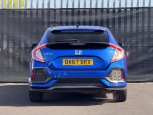 2017 Honda Civic 1.0 Vtec Turbo Sr Euro 6 (s/s) 5dr in Blue — image 5