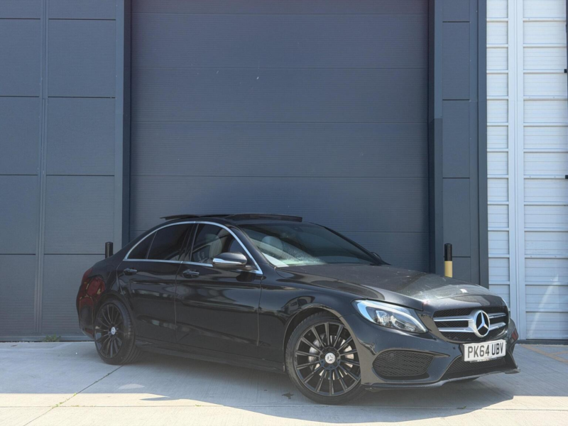 2014 Mercedes-Benz C Class 2.1 C220 Bluetec Amg Line (premium) G-Tronic+ Euro 6 (s/s) 4dr in Black — image 1