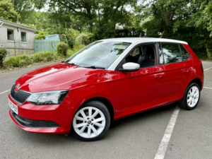 2018 Skoda Fabia 1.0 Tsi*colour Edition*just 48k-Ulez-Ac-Bt-Pdc-Cruise**stunning Example** in Red — image 2